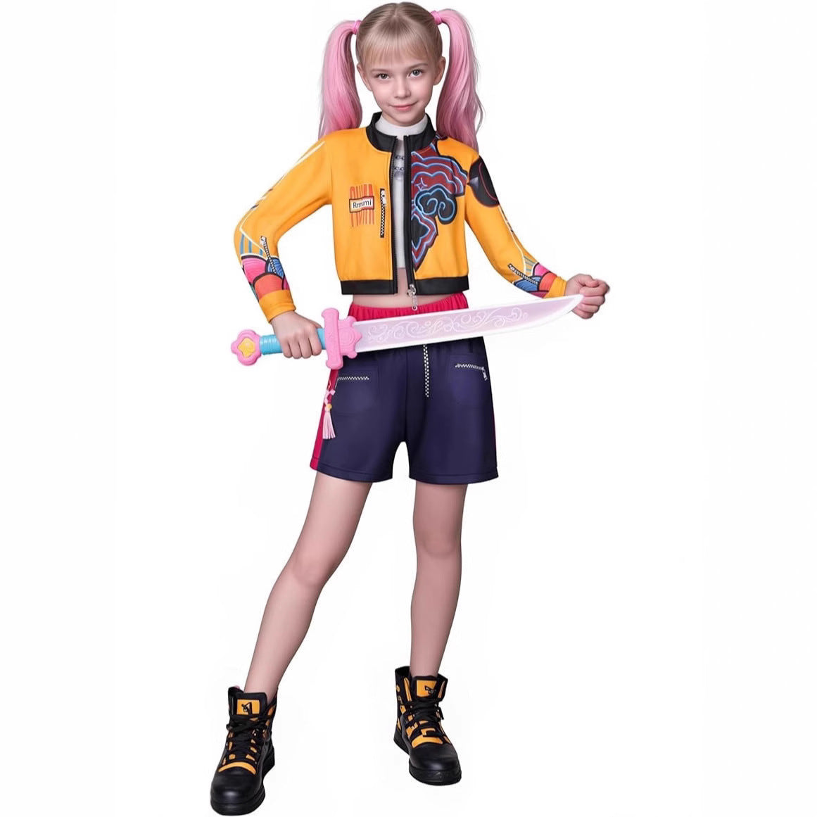 Costume Zoey K-pop Demon Hunters – Tenue Cosplay Enfant Fille - Manga Cosplay