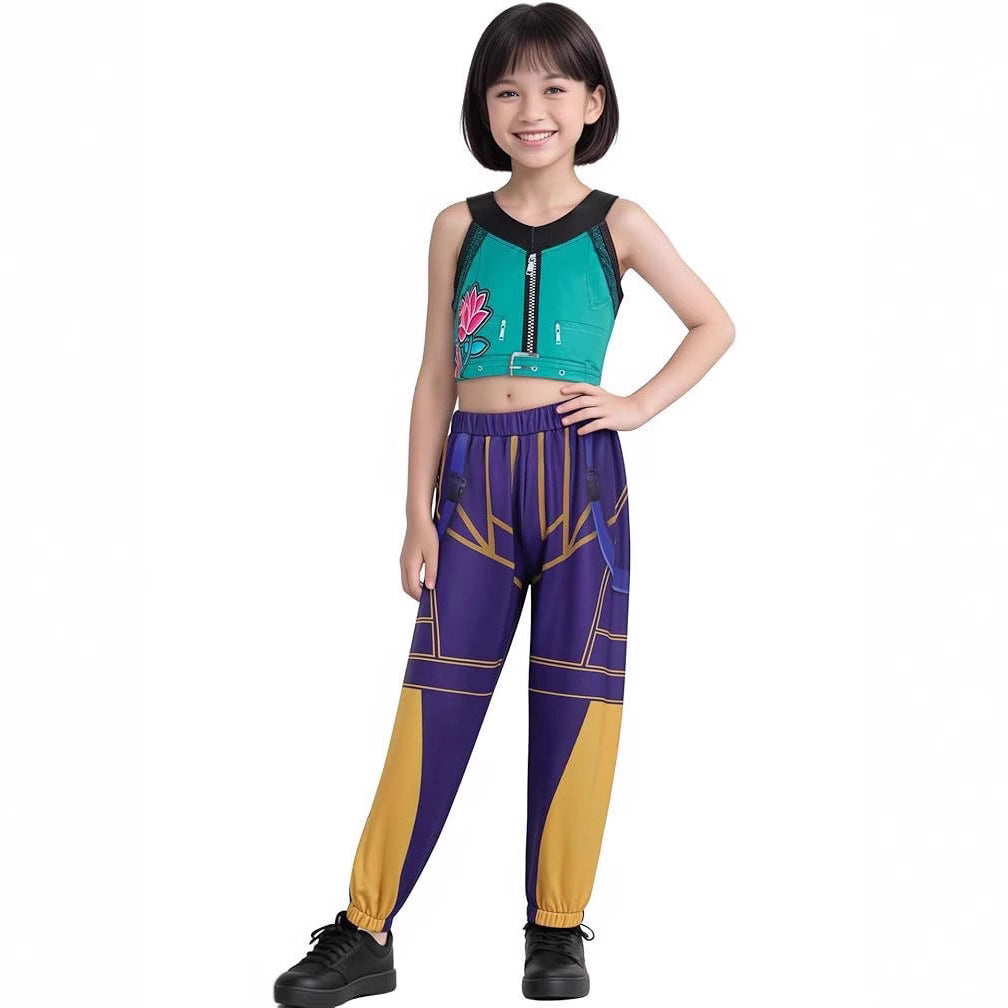 Déguisement Cosplay K-Pop Demon Hunters pour Fille – Costumes Rumi, Mira & Zoey, Halloween & Carnaval