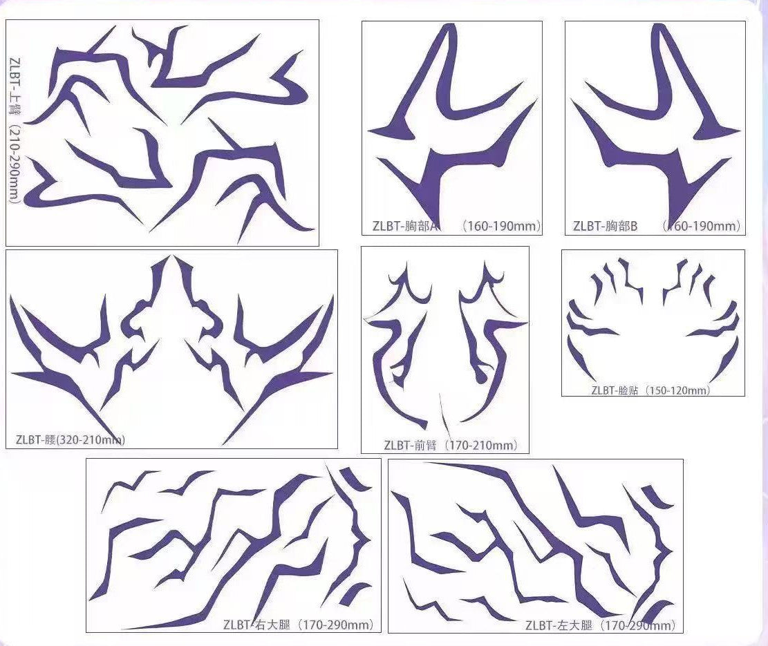 Tatouages Temporaires KPOP Demon Hunters