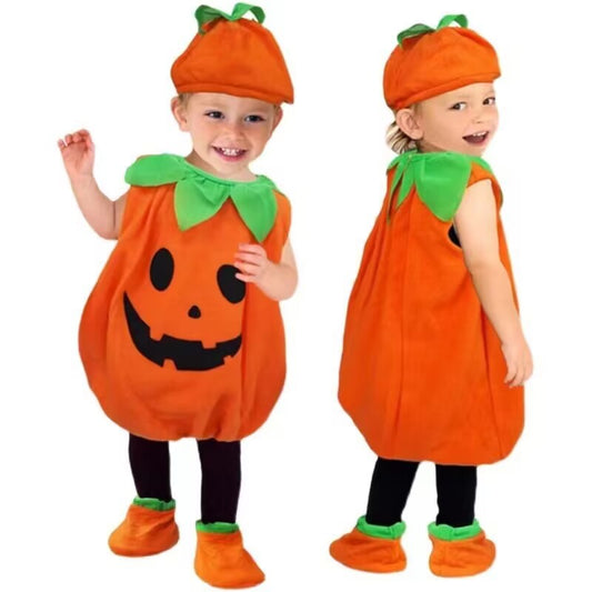 Déguisement enfant citrouille Halloween – De 80 à 150 cm